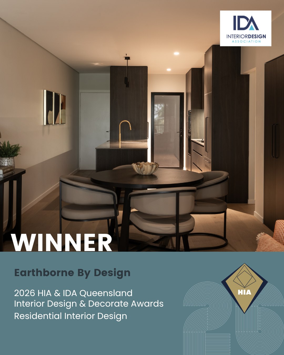 Award-winning kitchen and dining space, Residential Interior Design
